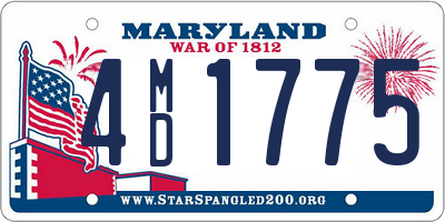 MD license plate 4MD1775