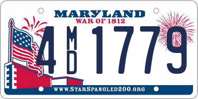 MD license plate 4MD1779