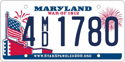 MD license plate 4MD1780