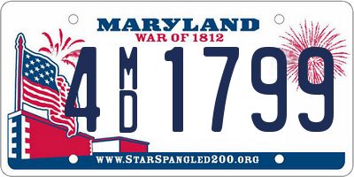 MD license plate 4MD1799