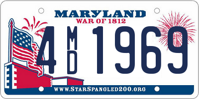 MD license plate 4MD1969