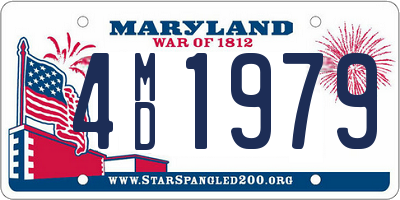 MD license plate 4MD1979