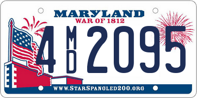 MD license plate 4MD2095