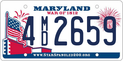 MD license plate 4MD2659