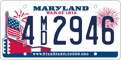 MD license plate 4MD2946