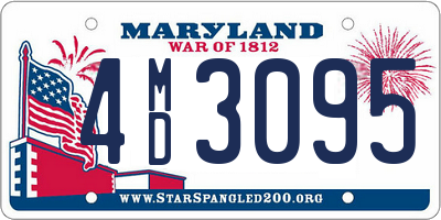 MD license plate 4MD3095