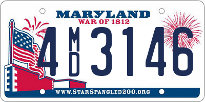 MD license plate 4MD3146