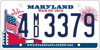 MD license plate 4MD3379