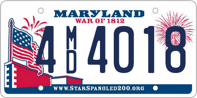 MD license plate 4MD4018