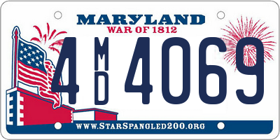 MD license plate 4MD4069