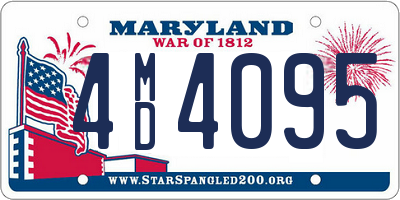 MD license plate 4MD4095