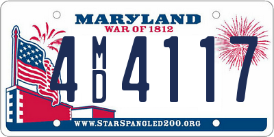 MD license plate 4MD4117