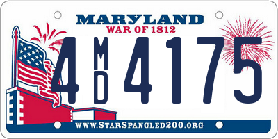 MD license plate 4MD4175