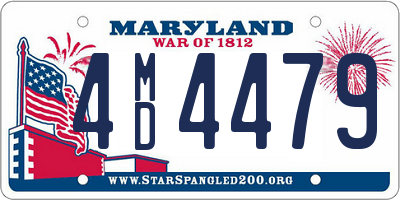 MD license plate 4MD4479