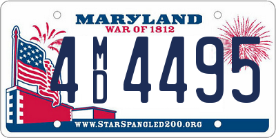 MD license plate 4MD4495