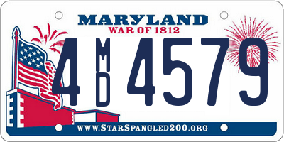 MD license plate 4MD4579