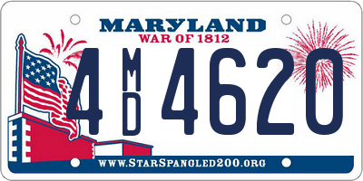 MD license plate 4MD4620