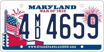 MD license plate 4MD4659