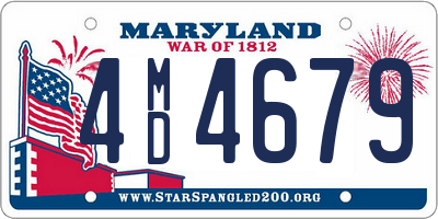 MD license plate 4MD4679