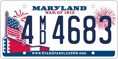 MD license plate 4MD4683