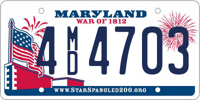 MD license plate 4MD4703