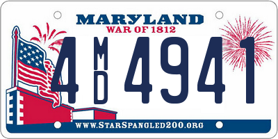 MD license plate 4MD4941