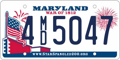 MD license plate 4MD5047