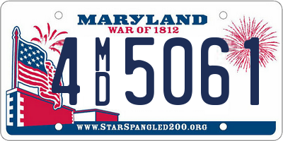 MD license plate 4MD5061