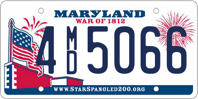 MD license plate 4MD5066