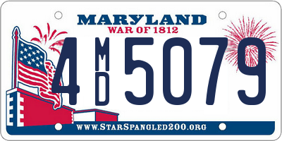 MD license plate 4MD5079