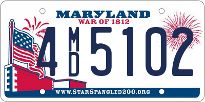 MD license plate 4MD5102