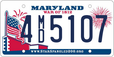 MD license plate 4MD5107