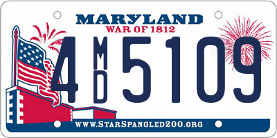 MD license plate 4MD5109