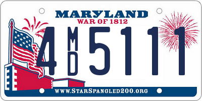 MD license plate 4MD5111