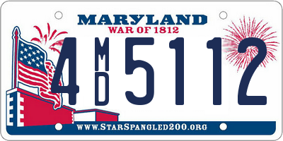 MD license plate 4MD5112