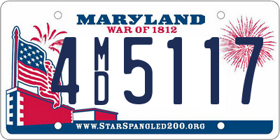 MD license plate 4MD5117