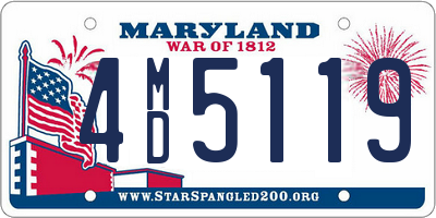 MD license plate 4MD5119