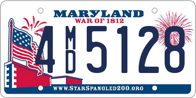 MD license plate 4MD5128