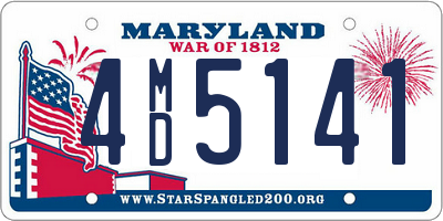 MD license plate 4MD5141