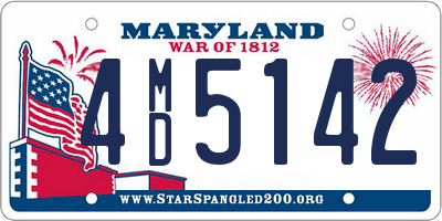 MD license plate 4MD5142