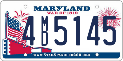 MD license plate 4MD5145