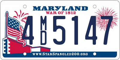 MD license plate 4MD5147