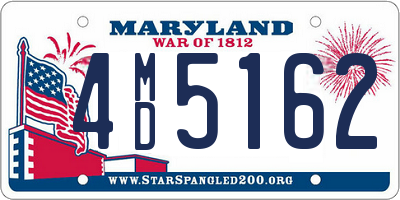 MD license plate 4MD5162