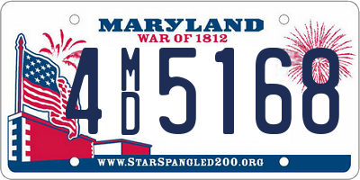 MD license plate 4MD5168