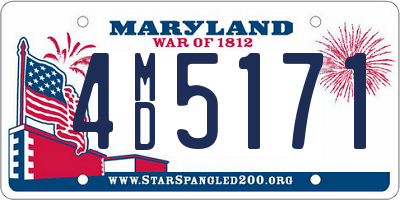 MD license plate 4MD5171