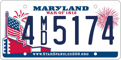 MD license plate 4MD5174