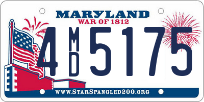 MD license plate 4MD5175