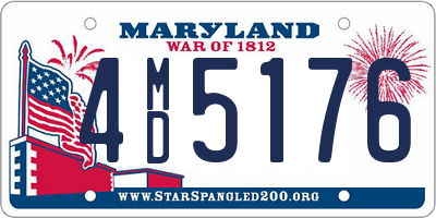 MD license plate 4MD5176