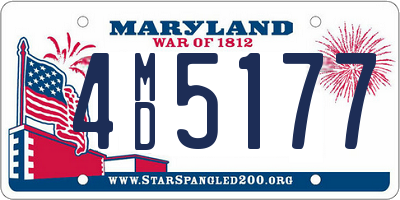 MD license plate 4MD5177