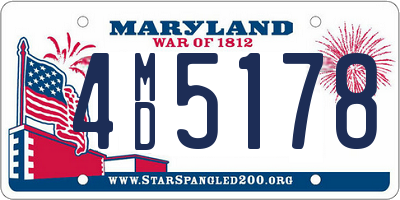 MD license plate 4MD5178